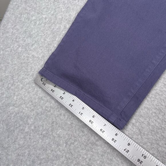 Todd Snyder Jeans Mens 40x32 (41x32) Purple Stretch 5 Pocket Pant Denim Straight - Picture 5 of 16